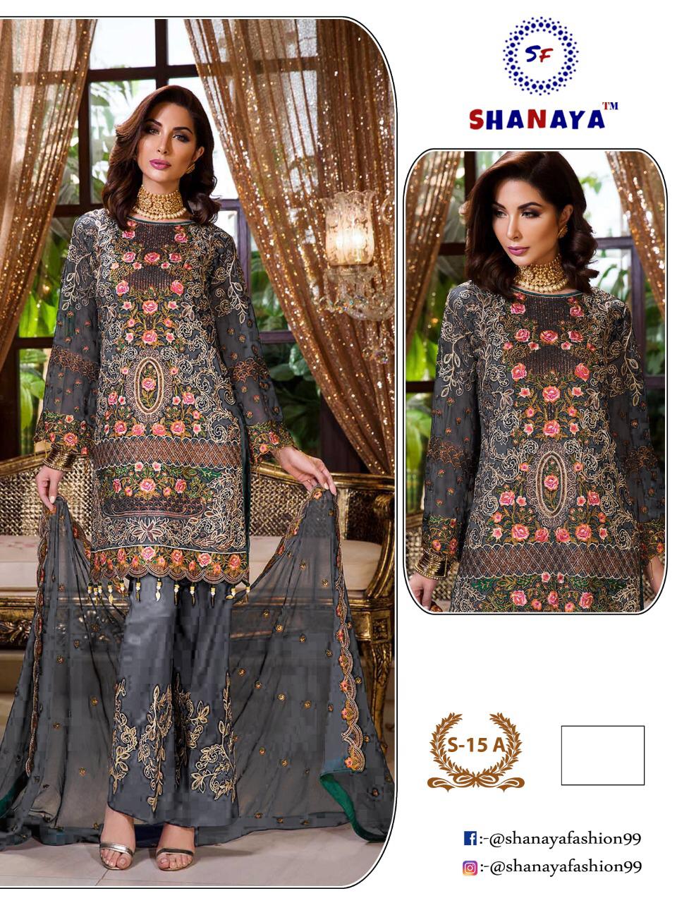 Shanaya S-15 Wholesale pakistani Concept Dress