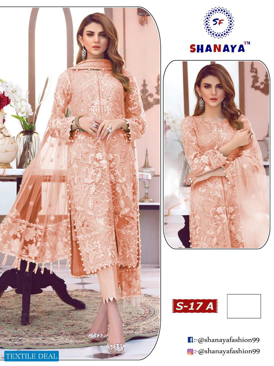 Shanaya S-17 Wholesale pakistani Concept Dress