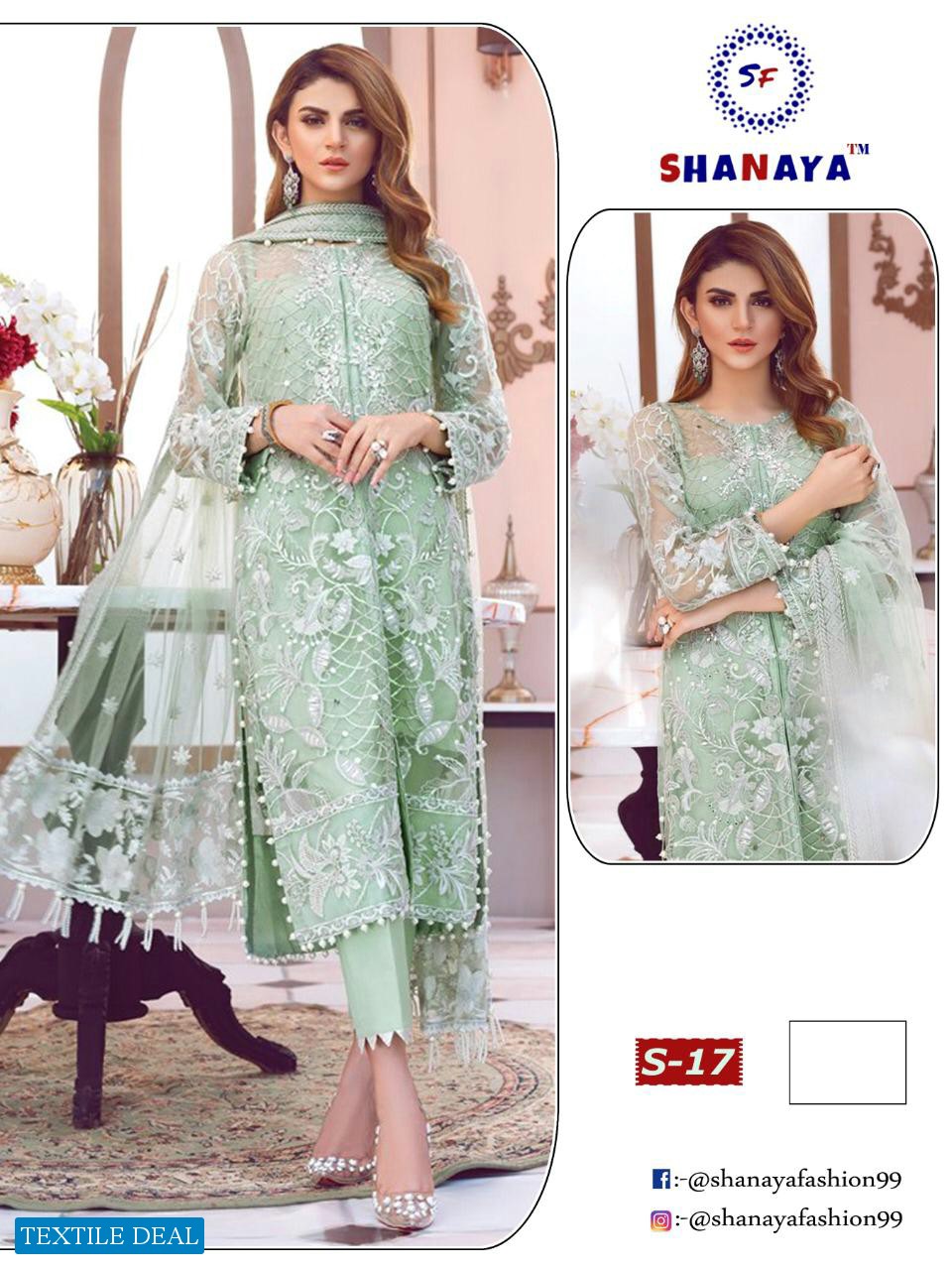 Shanaya S-17 Wholesale pakistani Concept Dress