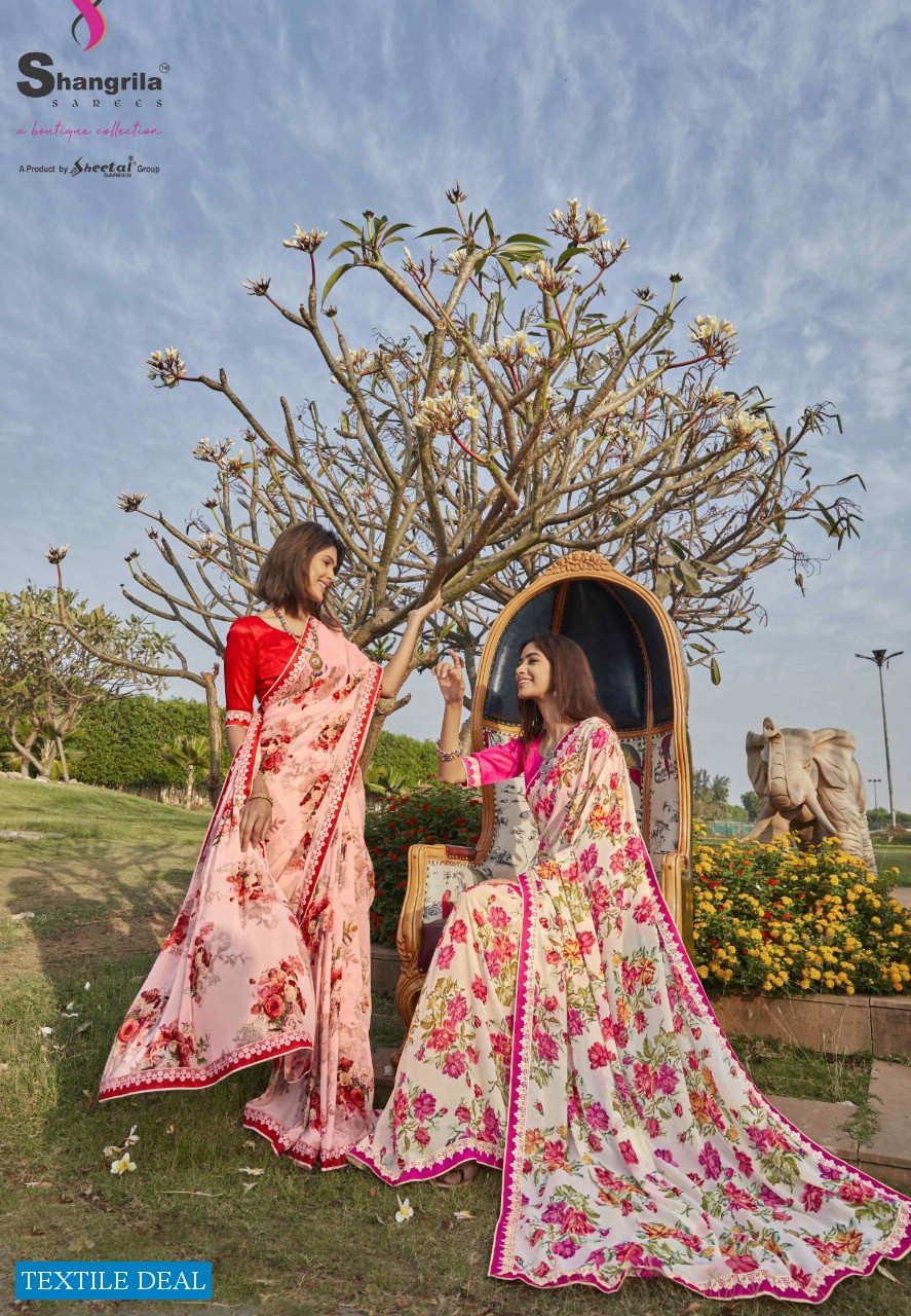 Shangrila Kusum Wholesale Super hit Saree Collection