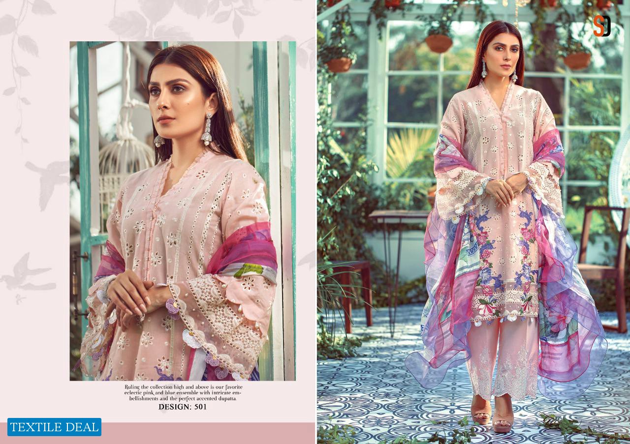Sharaddha Elaf Vol-1 Wholesale Lawn Cotton Pakistani Dress