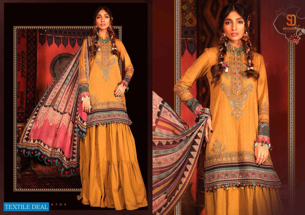 Sharaddha M Print Vol-4 Wholesale Lawn Printed Pakistani Dress