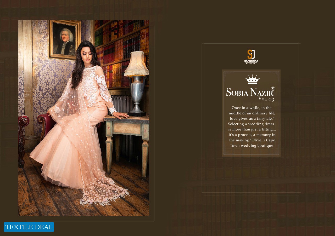 Sharaddha Sobia Nazir Vol-3 Wholesale Pakistani Salwar Suits