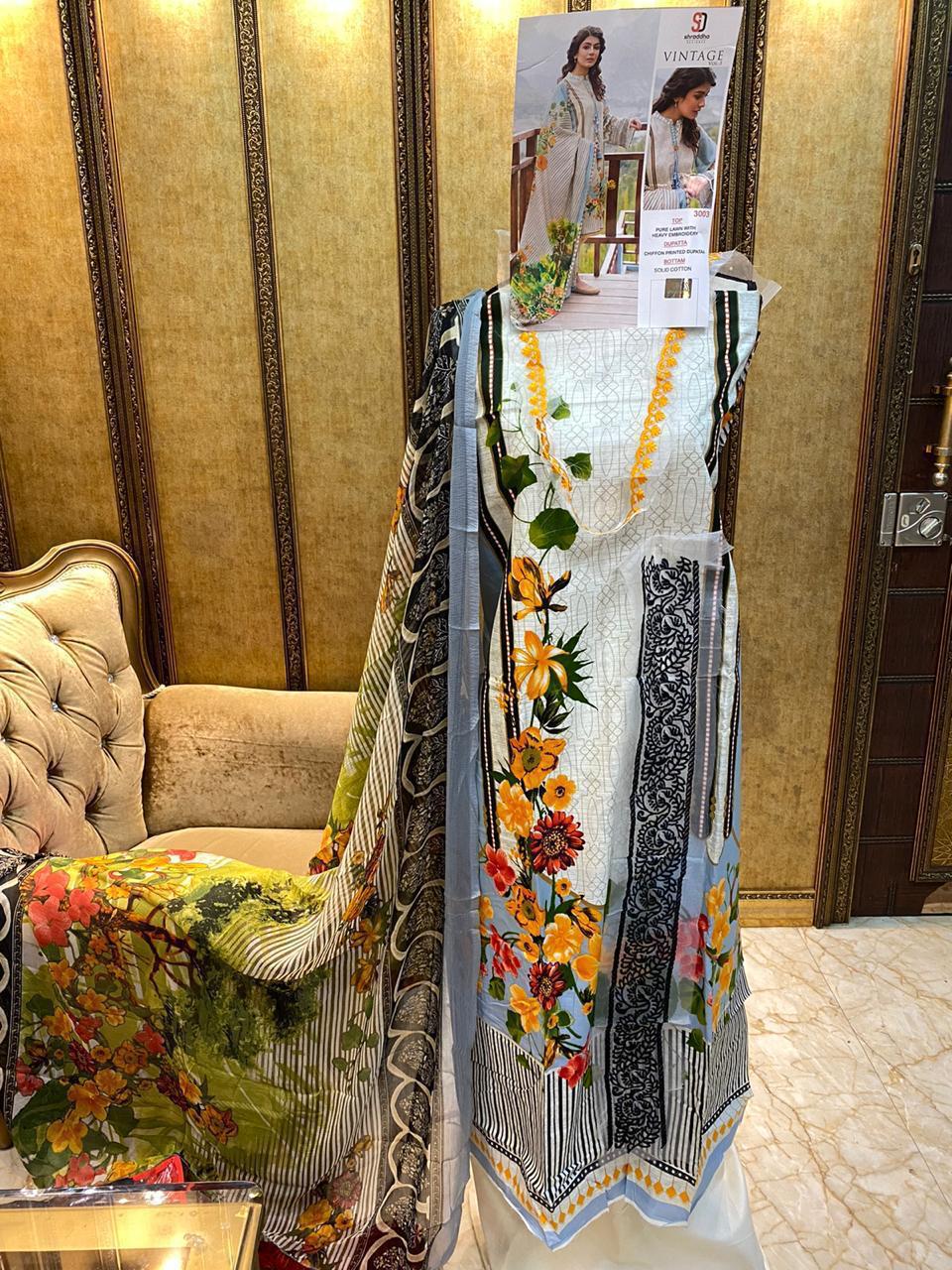 Sharaddha VIntage Vol-3 Nx Wholesale Pakistani Concept Dress Material