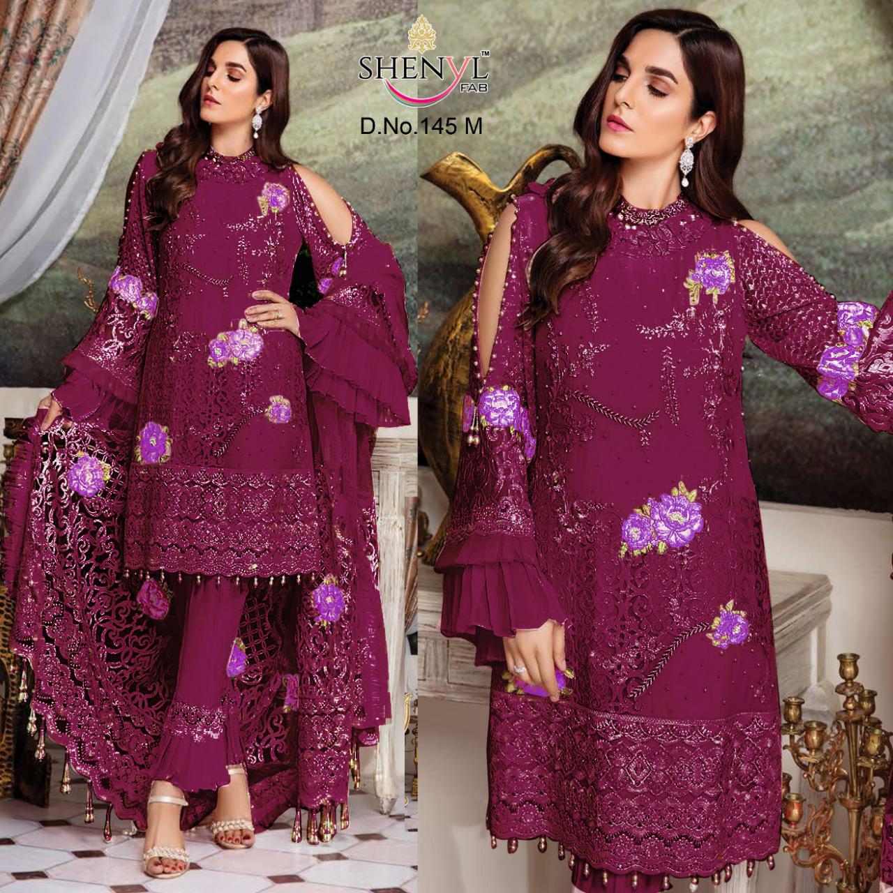 Shenyl DN 145 Colour Wholesale Pakistani Concept Suits
