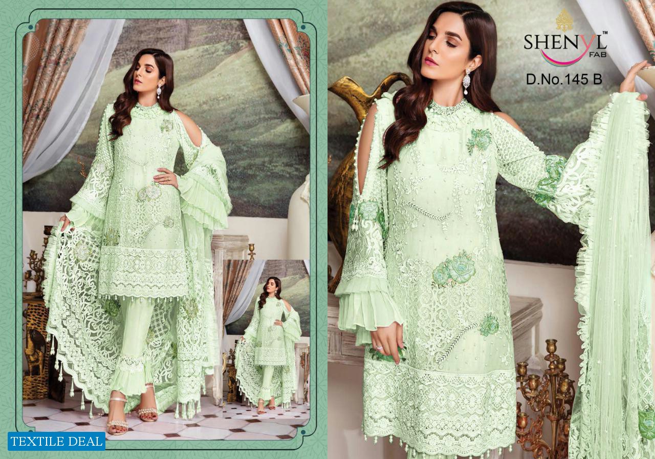 Shenyl DN 145 Colour Wholesale Pakistani Concept Suits