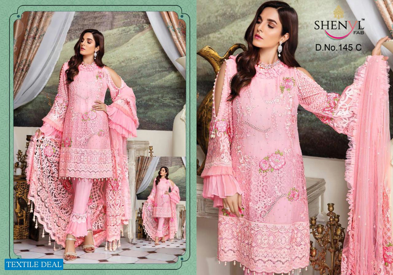 Shenyl DN 145 Colour Wholesale Pakistani Concept Suits