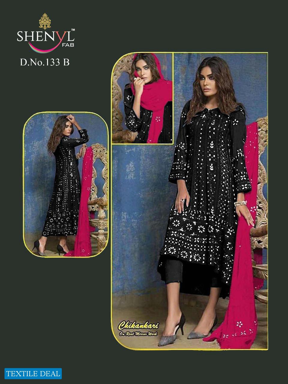 Shenyl Fab DN 133 Colour Wholesale Pakistani Concept Dress