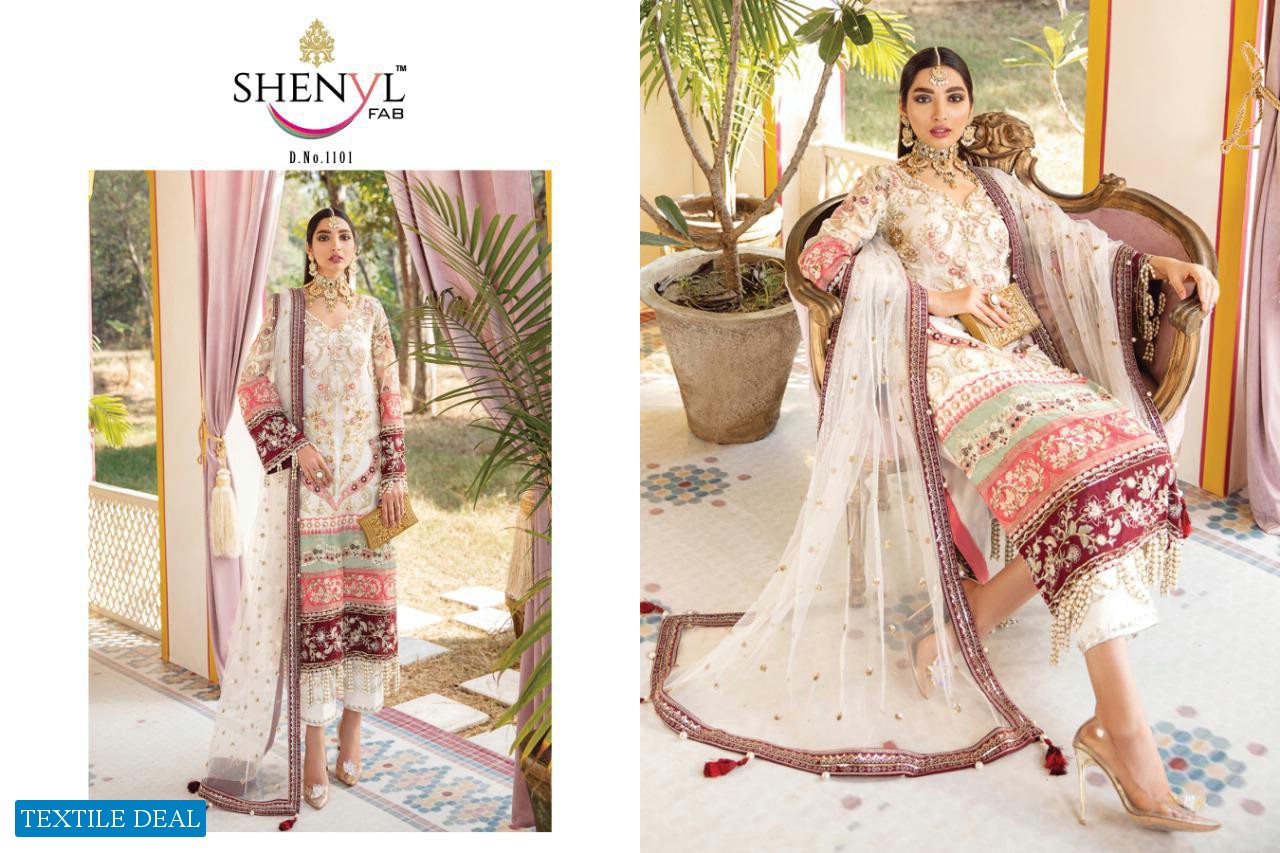 Shenyl Fab Gulaal Vol-1 Wholesale Shopping Pakistani Concept Dress