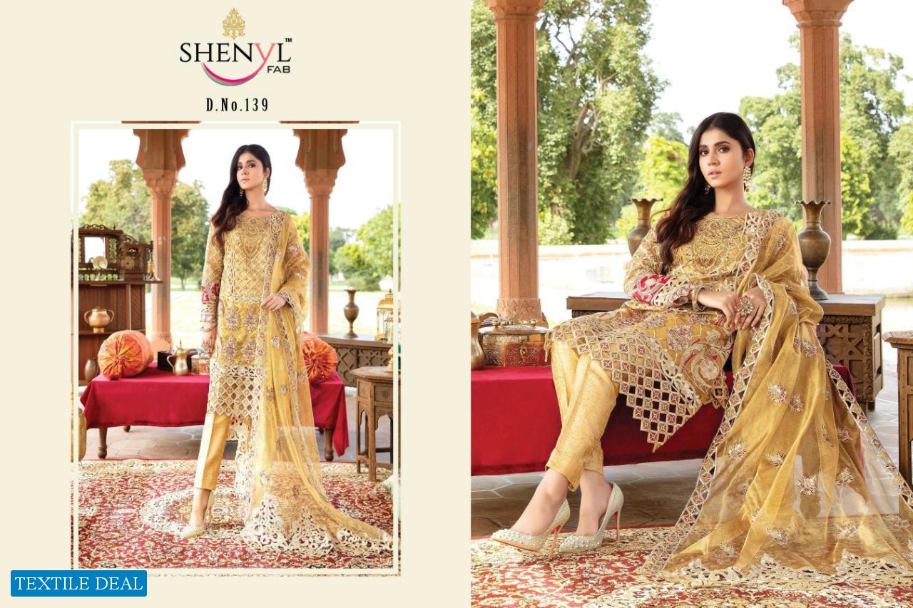 Shenyl Fab Happy New year 2021 Wholesale Shopping Pakistani Salwar Kameez