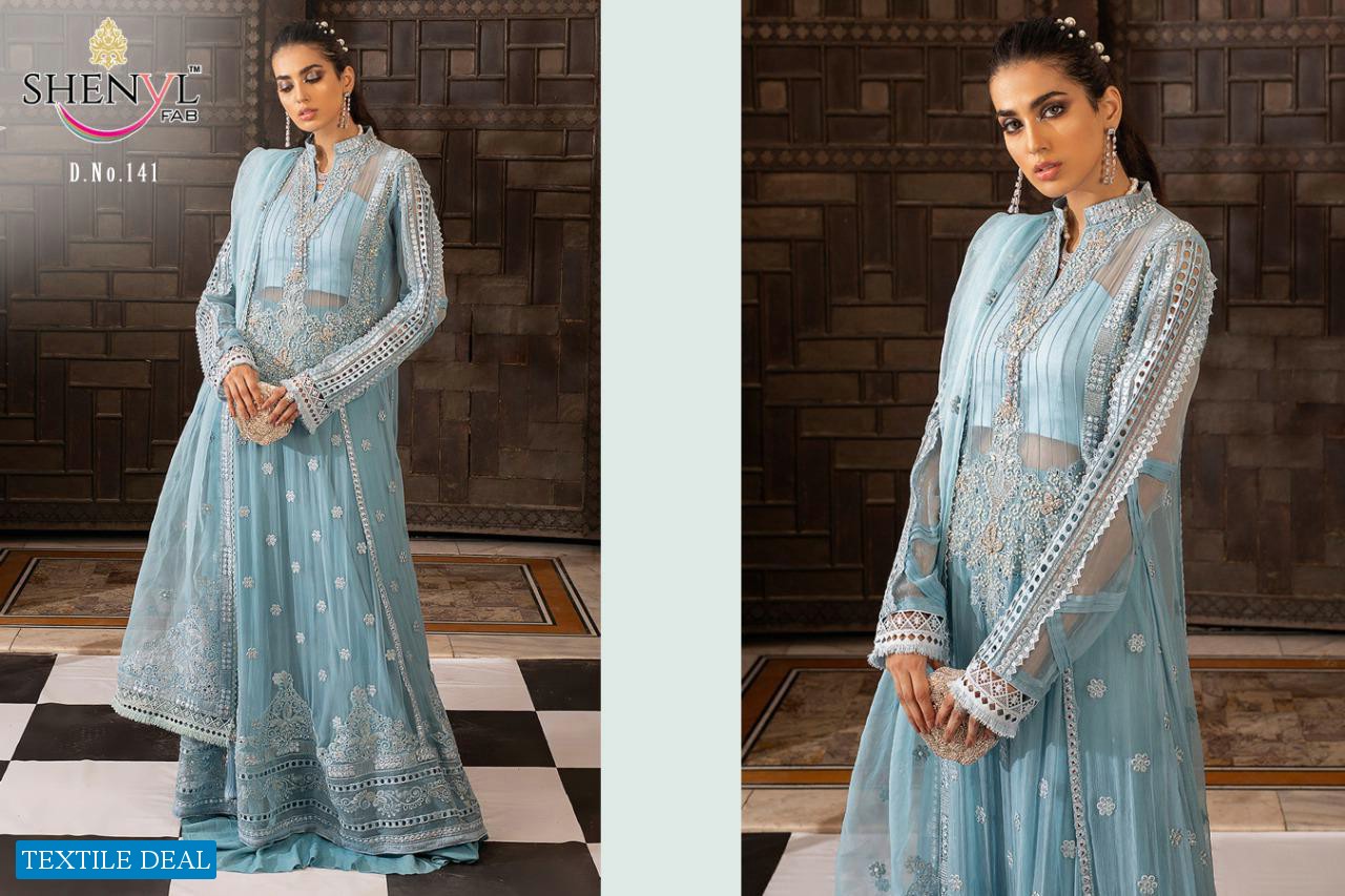 Shenyl Fab Happy New year 2021 Wholesale Shopping Pakistani Salwar Kameez