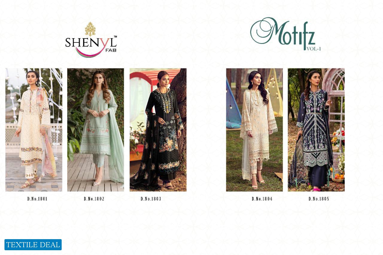 Shenyl Fab Motifz Vol-1 Wholesale Pakistani Concept Dress