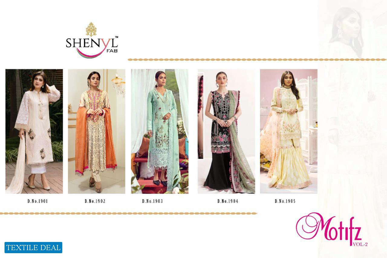 Shenyl Fab Motifz Vol-2 Wholesale Pakistani Concept Dress