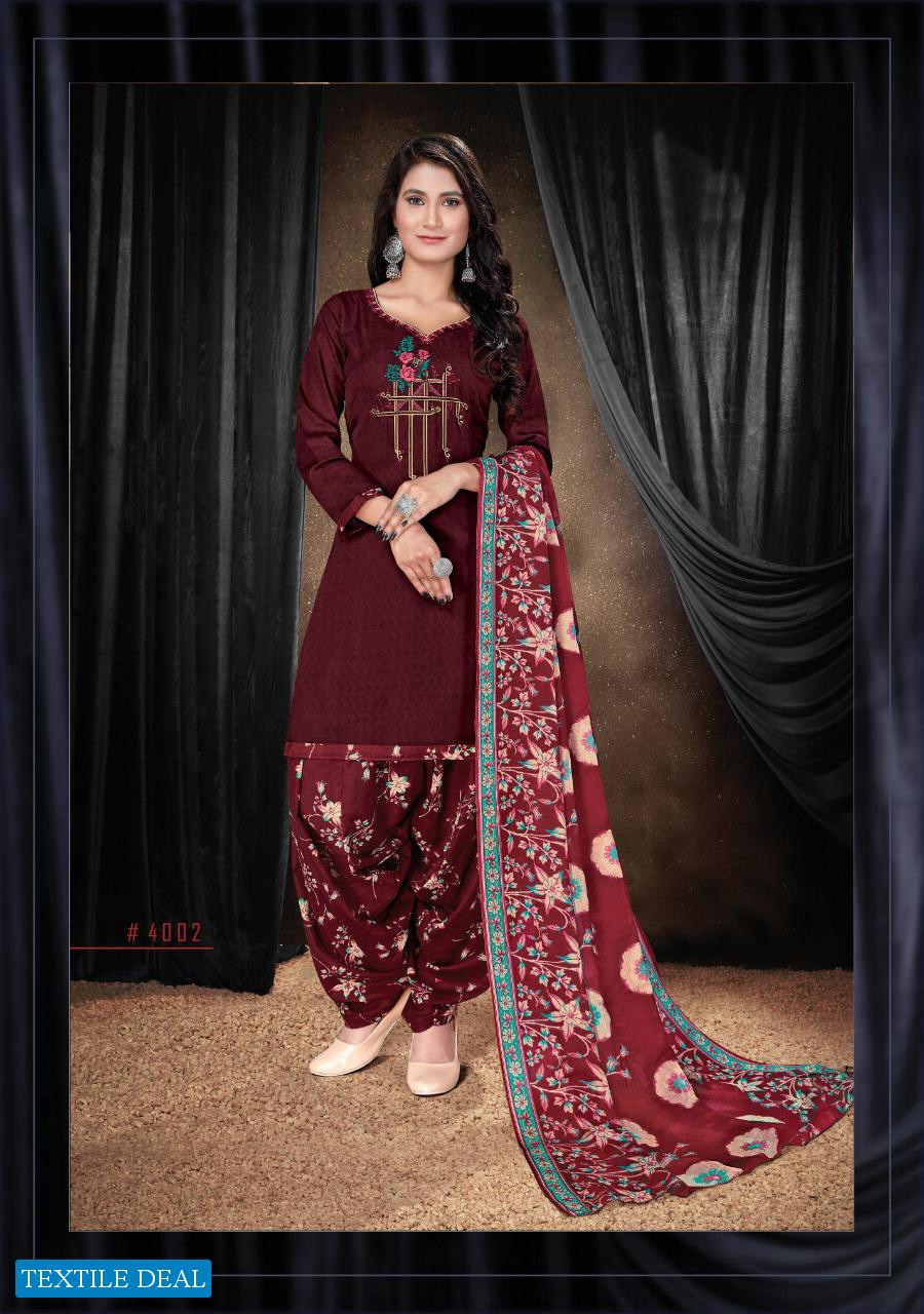 Shiv Gori Priya Vol-4 Chiffon Dupatta Dress Material Catalog