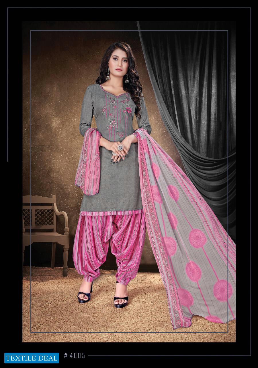 Shiv Gori Priya Vol-4 Chiffon Dupatta Dress Material Catalog