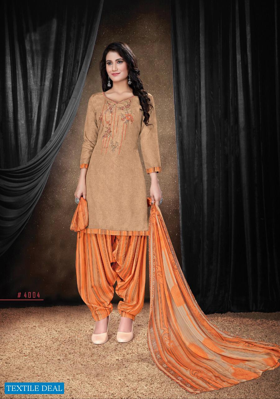 Shiv Gori Priya Vol-4 Chiffon Dupatta Dress Material Catalog