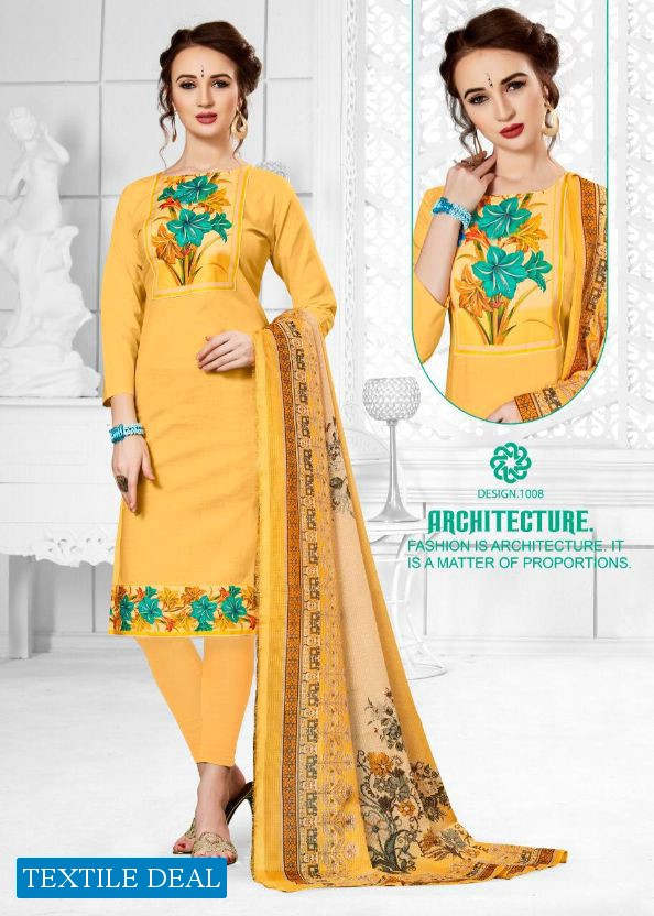 Shiv Gori Silk Mills Jiya Wholesale Shopping Pure Cotton Dress Material