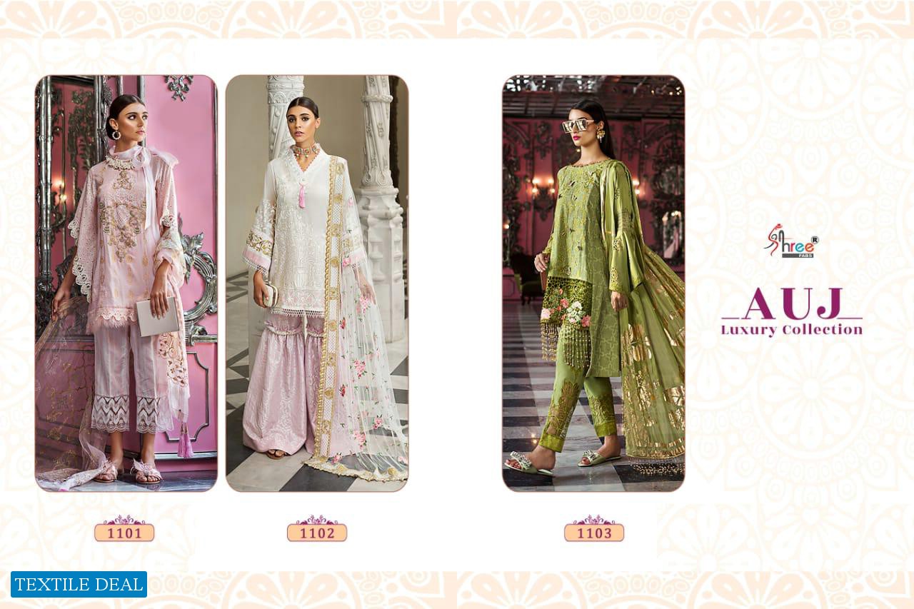 Shree Fab AUJ Luxury Collection Wholesale Pakistani Dress