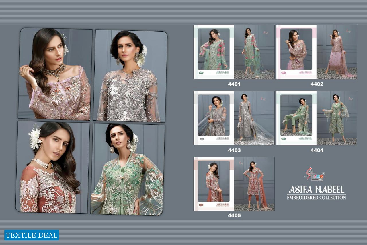 Shree Fab Asifa nabeel Embroidered Pakistani Concept Collection