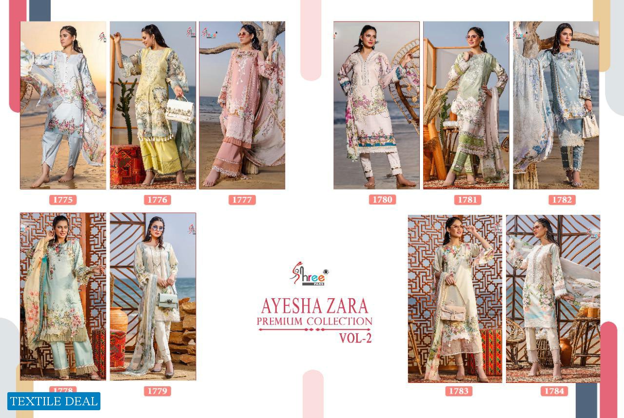 Shree Fab Ayesha Zara Premium Collection Vol-2 Wholesale Pakistani Concept Dress