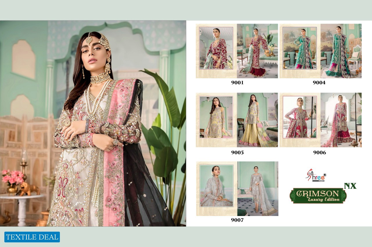 Shree Fab Crimson NX Wholesale Luxury Edition Pakistani Salwar Suits