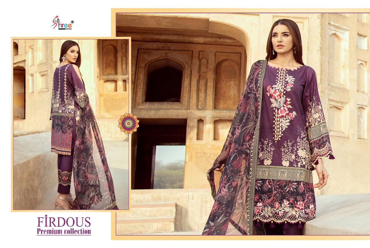 Shree Fab Firdous Premium Collection Wholesale Chiffon And Cotton Dupatta Pakistani Catalog