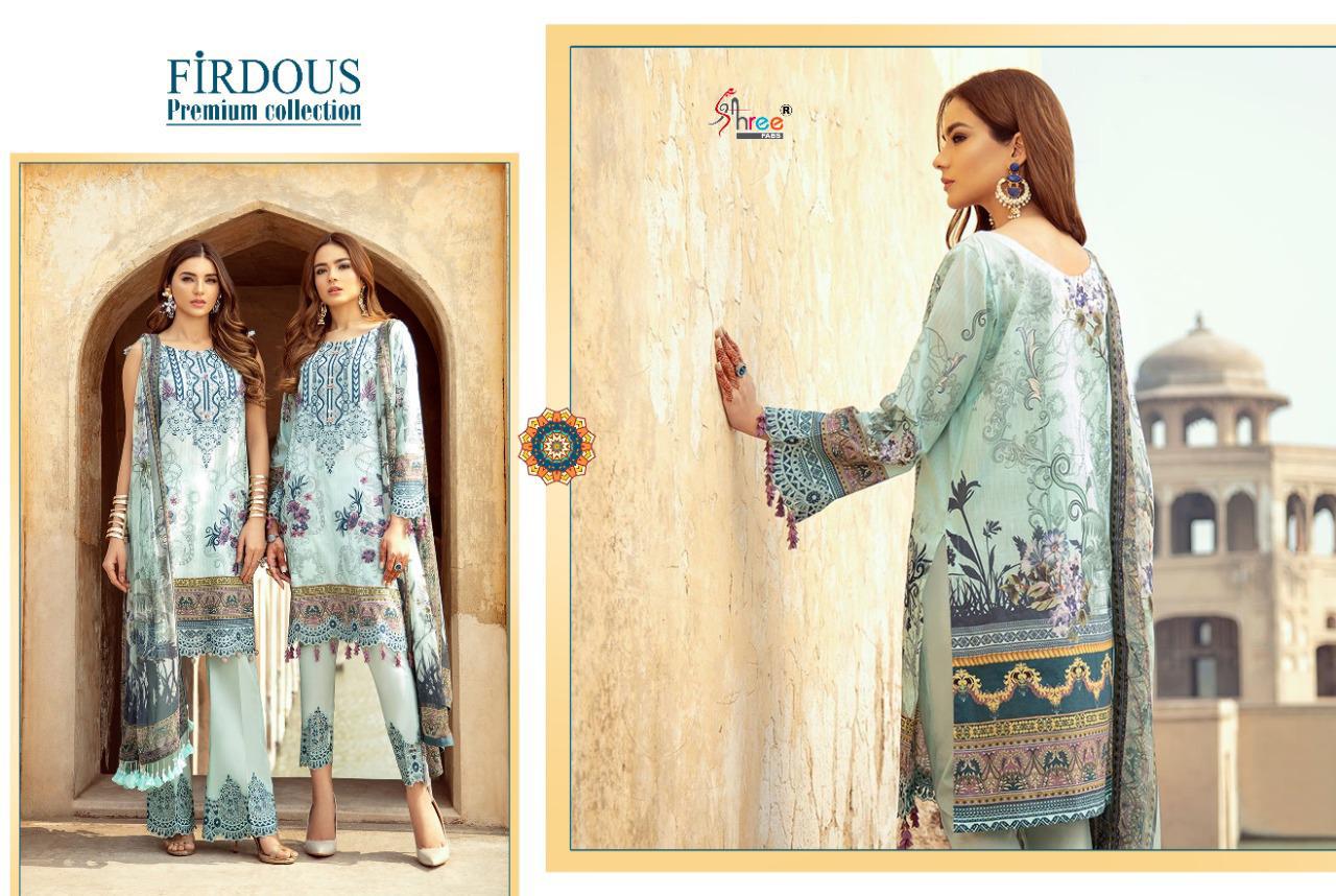 Shree Fab Firdous Premium Collection Wholesale Chiffon And Cotton Dupatta Pakistani Catalog