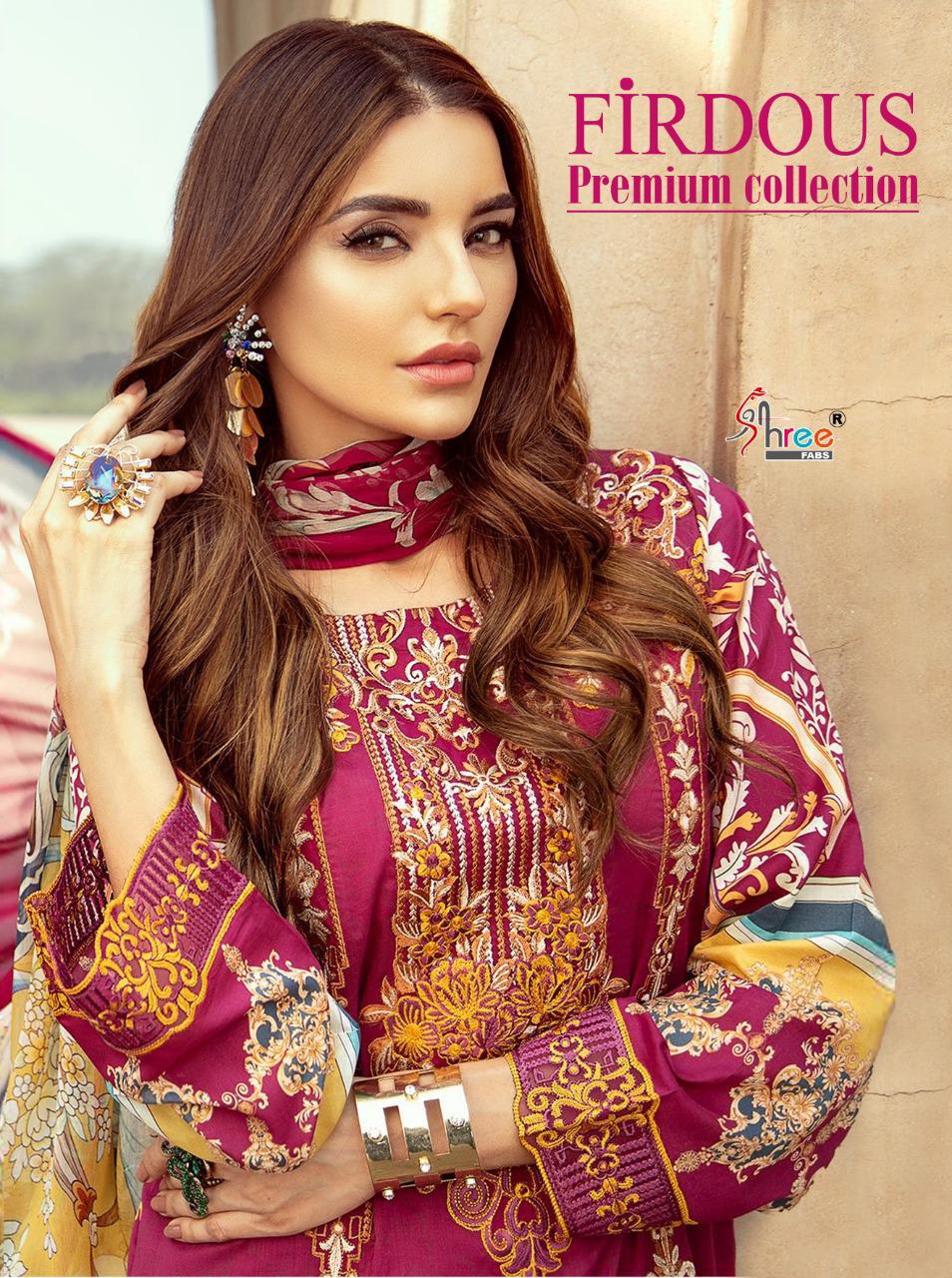 Shree Fab Firdous Premium Collection Wholesale Chiffon And Cotton Dupatta Pakistani Catalog