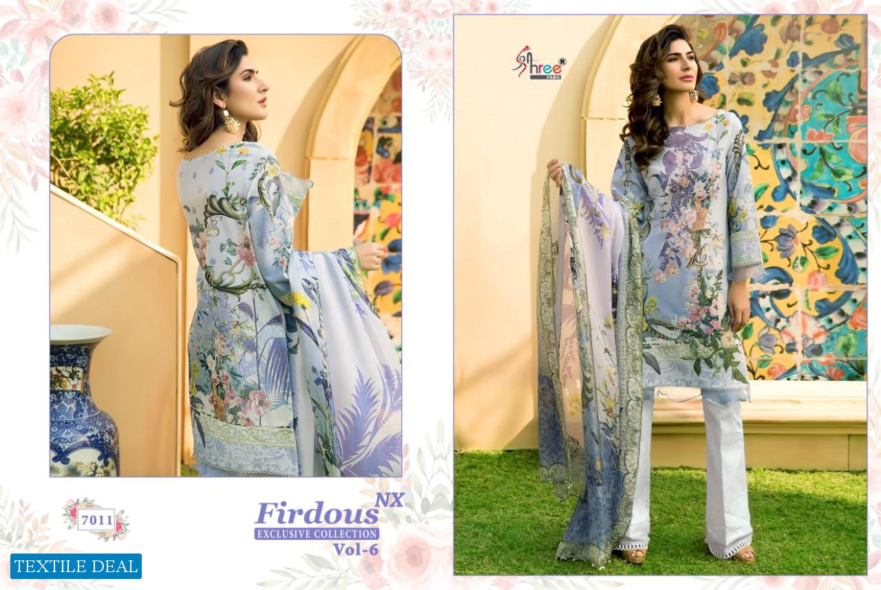 Shree Fab Firdous Vol-6 NX Wholesale Shopping Pakistani Dress Material