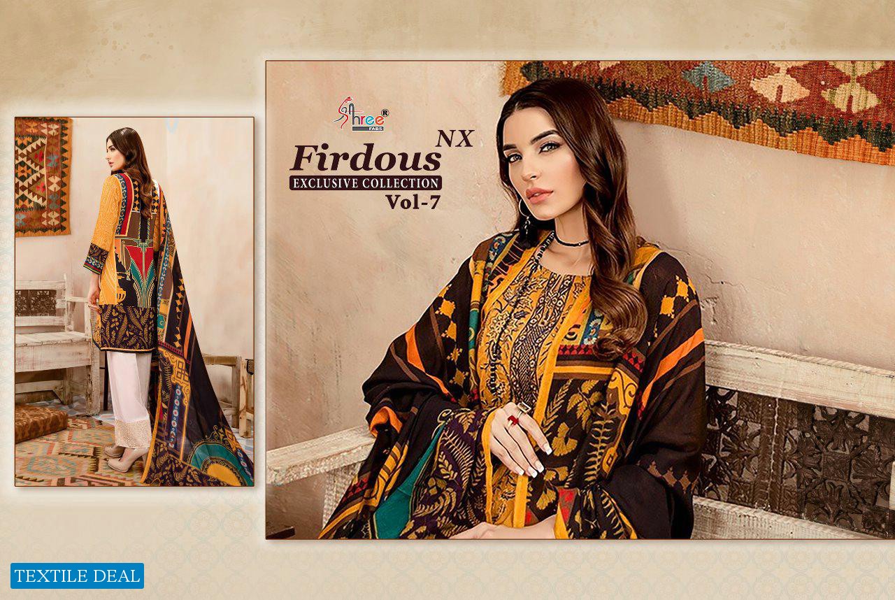 Shree Fab Firdous Vol-7 Nx Wholesale Pakistani Concept Dress Material
