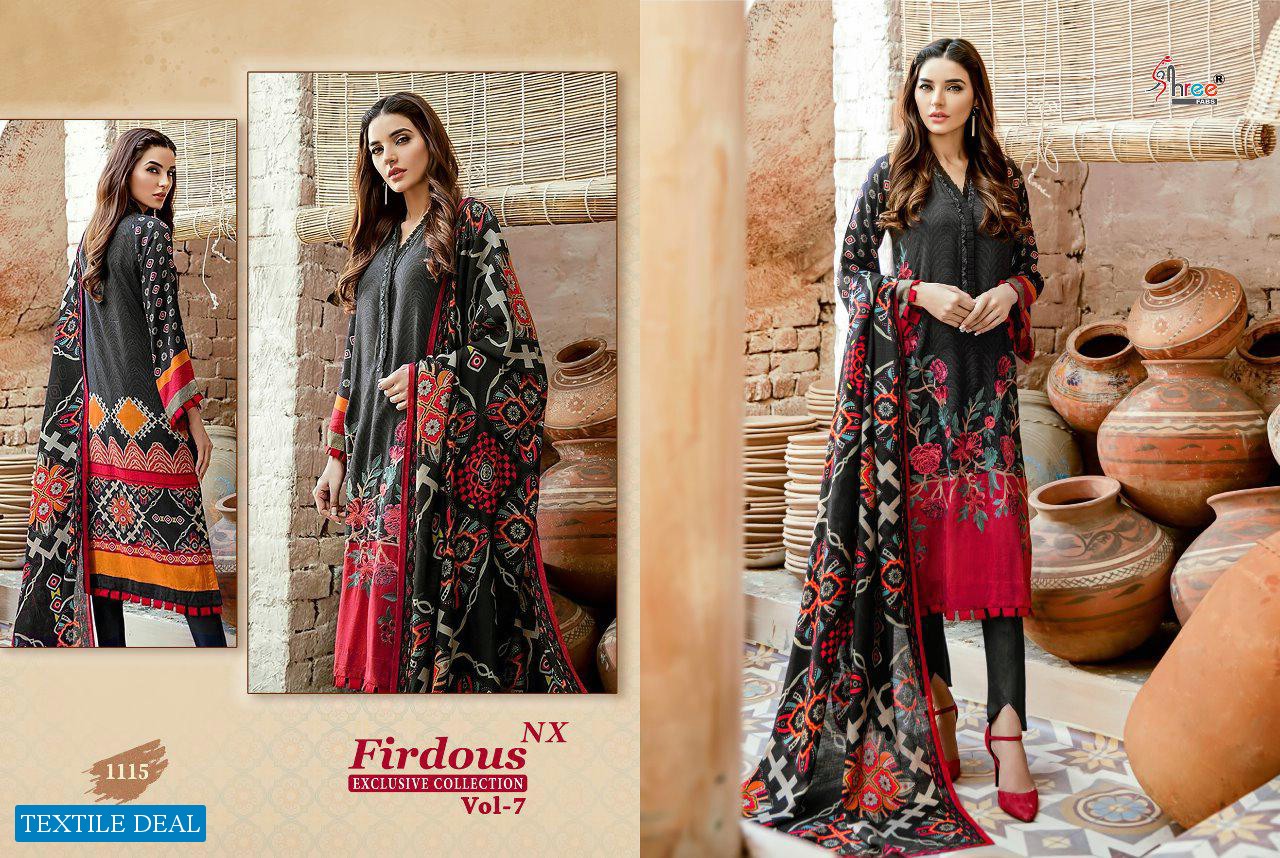 Shree Fab Firdous Vol-7 Nx Wholesale Pakistani Concept Dress Material