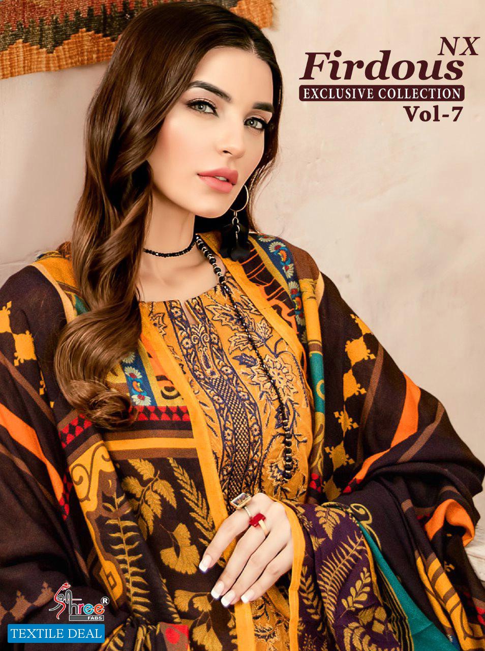 Shree Fab Firdous Vol-7 Nx Wholesale Pakistani Concept Dress Material