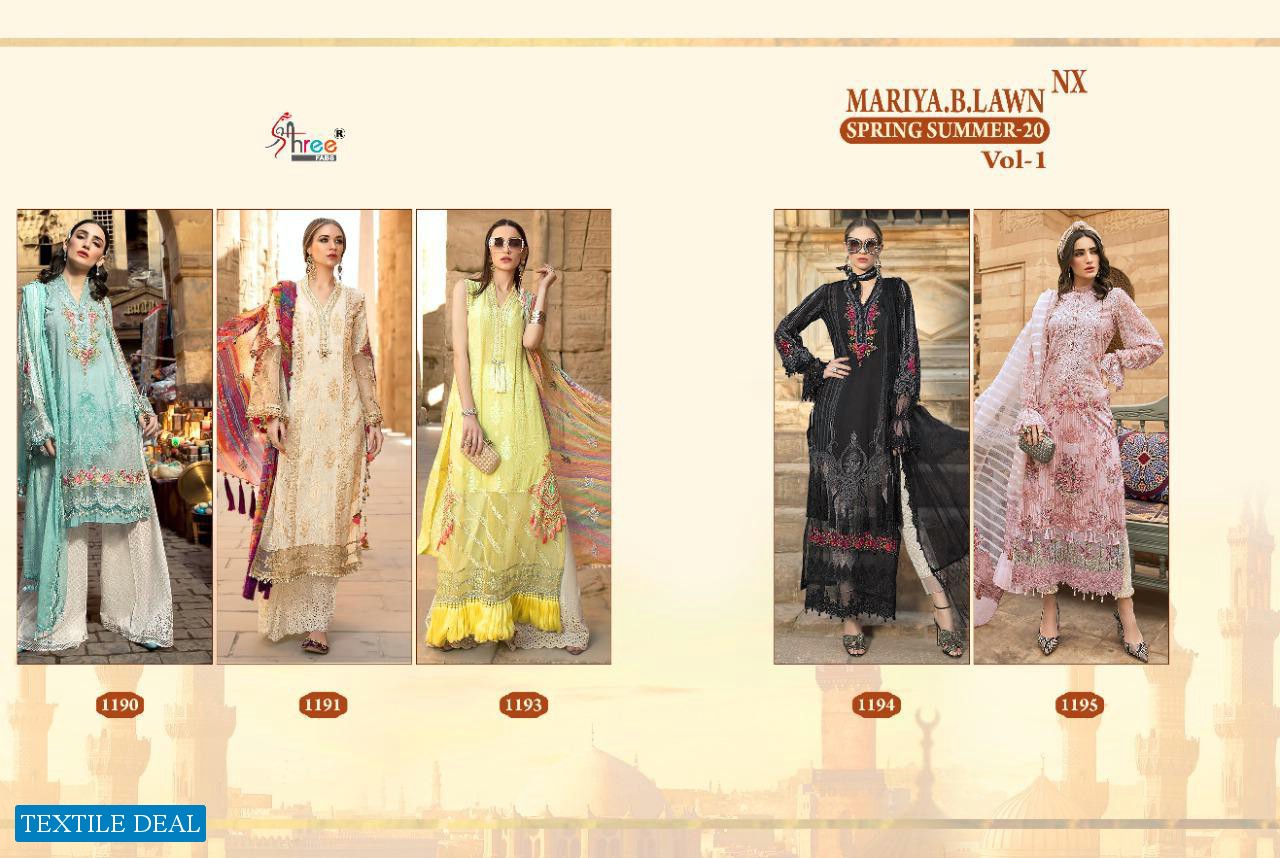 Shree Fab Mariya B Lawn Spring Summer Vol-1 Nx Pakistani Concept Dress