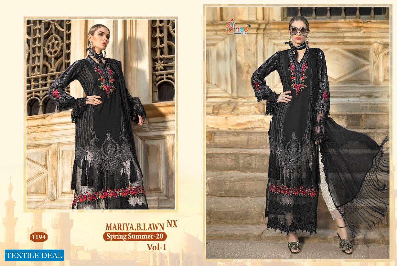 Shree Fab Mariya B Lawn Spring Summer Vol-1 Nx Pakistani Concept Dress