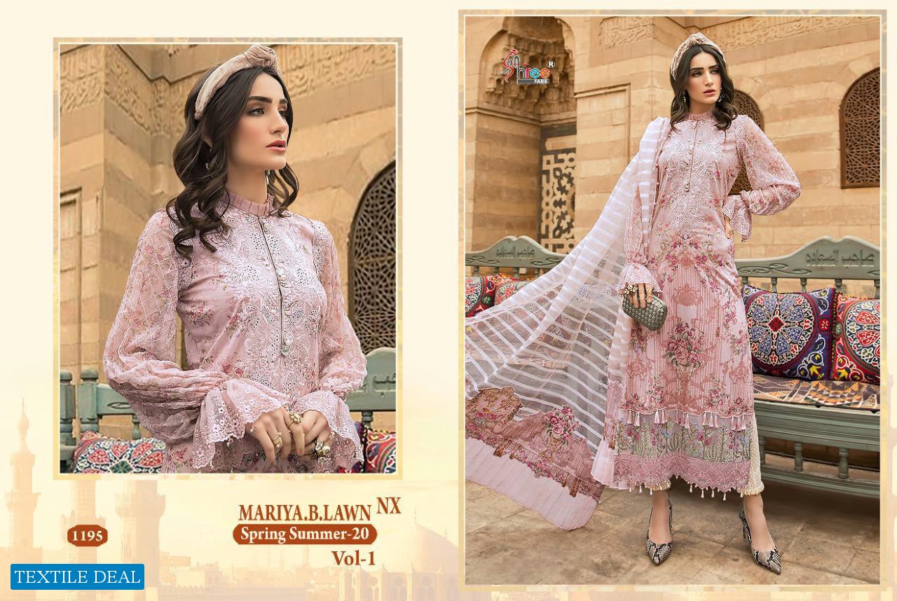 Shree Fab Mariya B Lawn Spring Summer Vol-1 Nx Pakistani Concept Dress