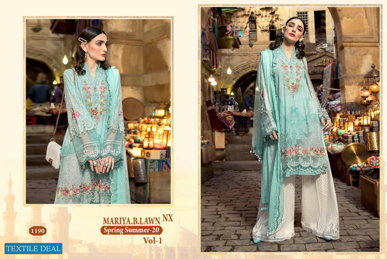 Shree Fab Mariya B Lawn Spring Summer Vol-1 Nx Pakistani Concept Dress