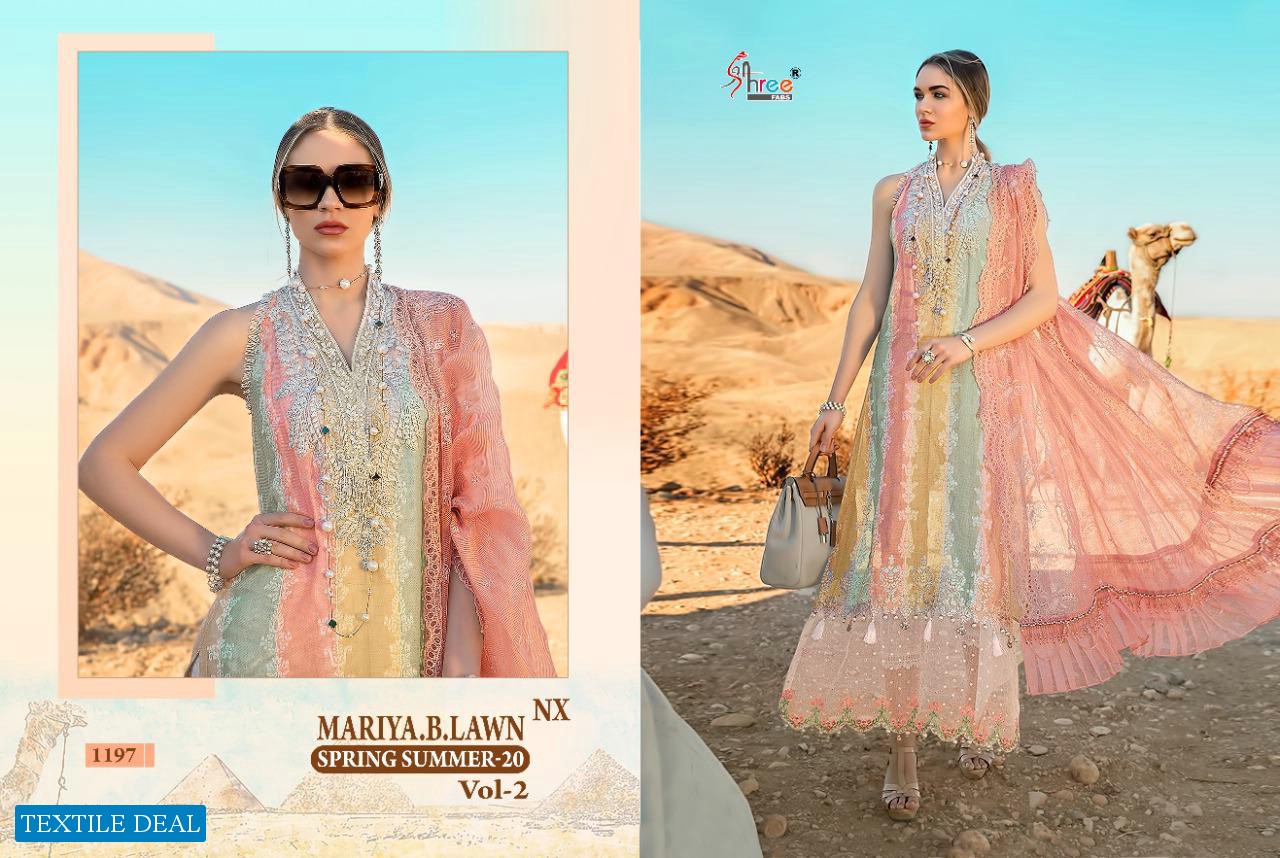 Shree Fab Mariya B Lawn Spring Summer Vol-2 Nx Pakistani Concept Dress