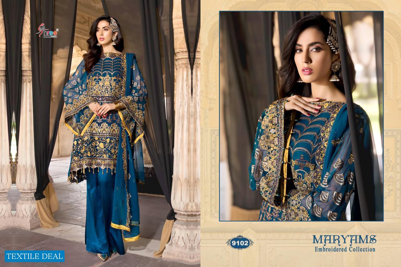 Shree Fab Maryams Embroidered Collection Wholesale pakistani Dress