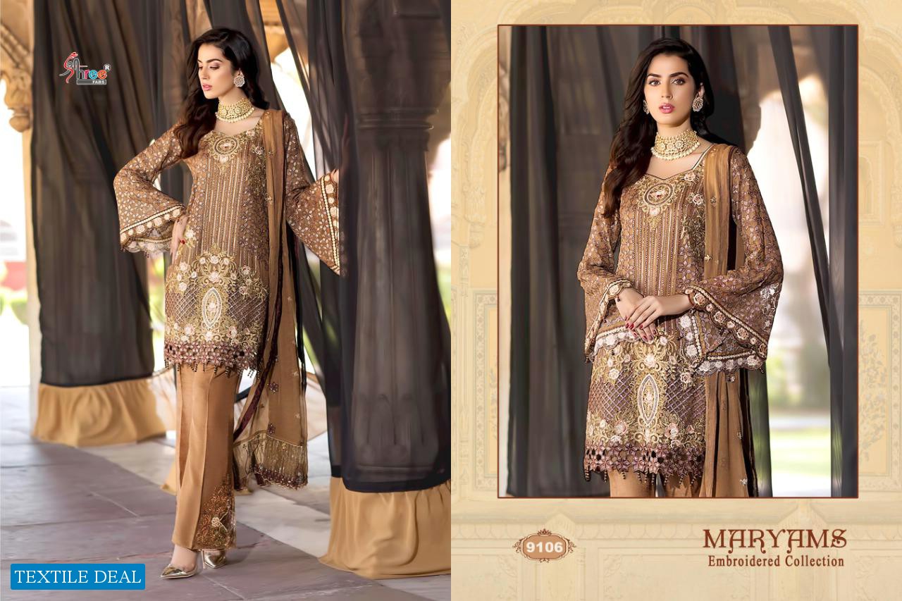 Shree Fab Maryams Embroidered Collection Wholesale pakistani Dress