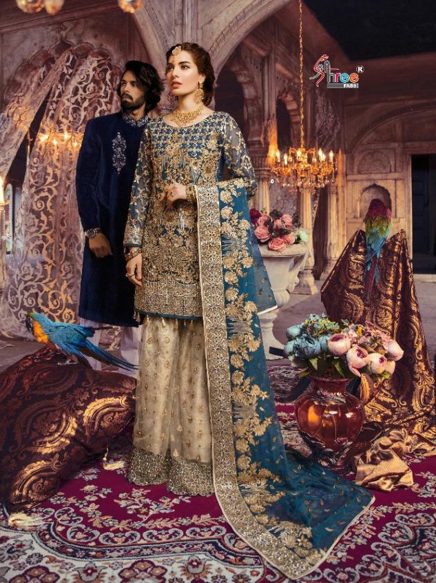 Shree Fab S-219 And S-222 Wholesale Pakistani Bridal Type Catalog