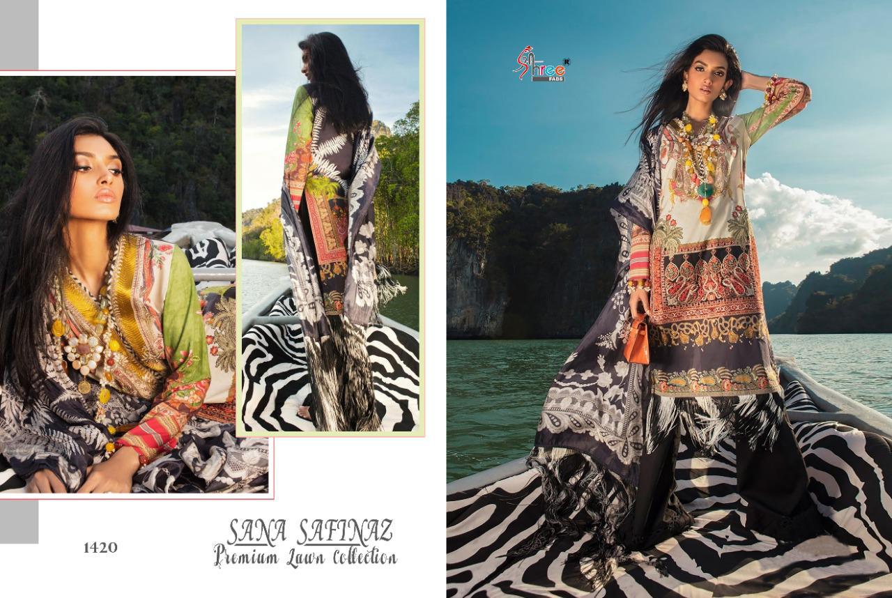Shree Fab Sana Safinaz Premium Lawn Collection Vol-2 Wholesale Pakistani Concept Dress