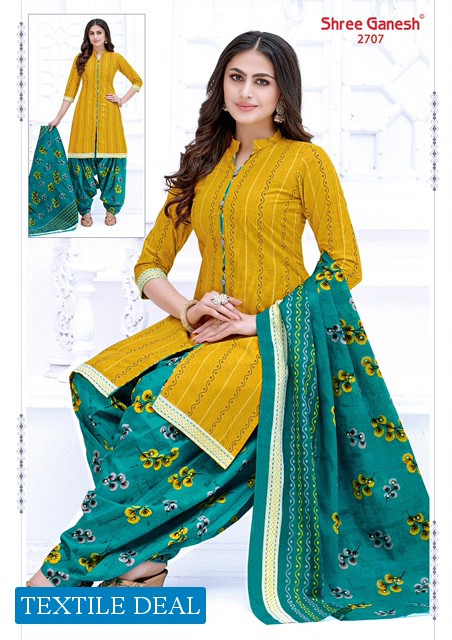 Shree Ganesh Hansika Vol-7 Wholesale Patiyala Dress Material