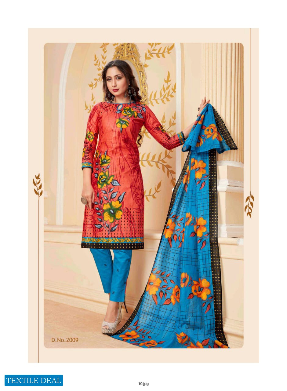 Shree Meenakshi Cotton Mannat Karachi Wholesale printed Dress Material