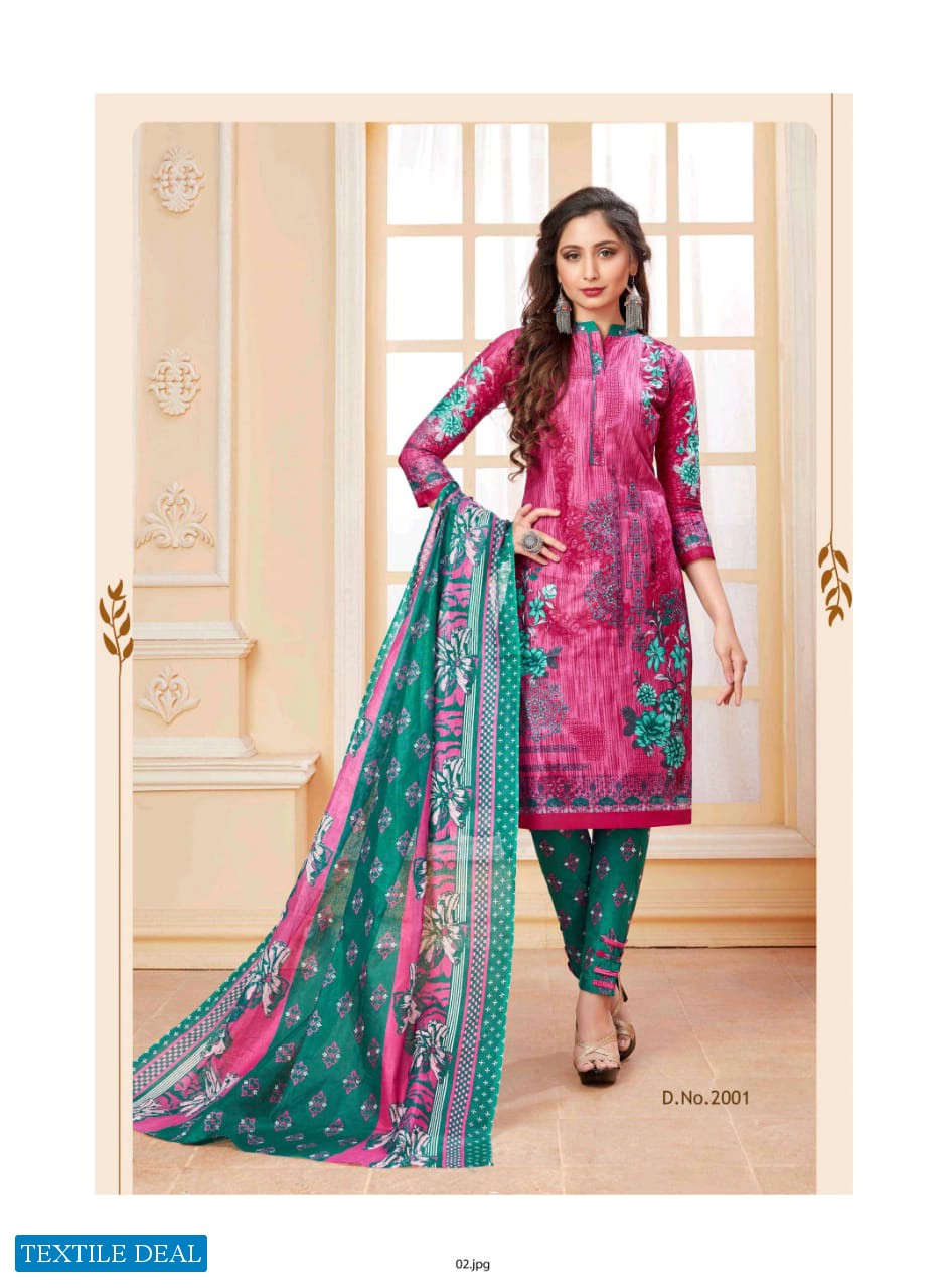 Shree Meenakshi Cotton Mannat Karachi Wholesale printed Dress Material