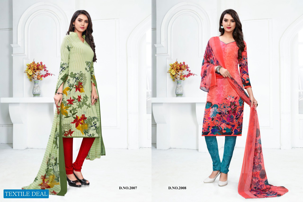 Shree Vishnu Simaya Pro Vol-7 Wholesale Cotton Printed Dress Material