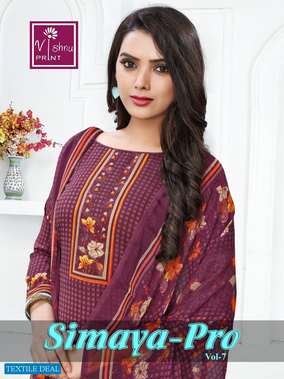 Shree Vishnu Simaya Pro Vol-7 Wholesale Cotton Printed Dress Material