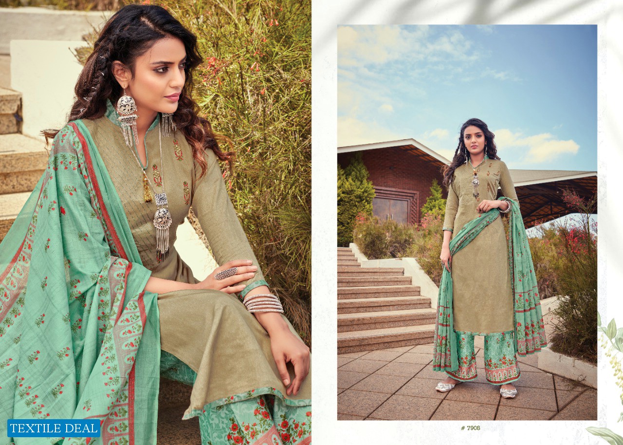 Shri vijay Alvira Pure Italiyan jam Dress Material Wholesale