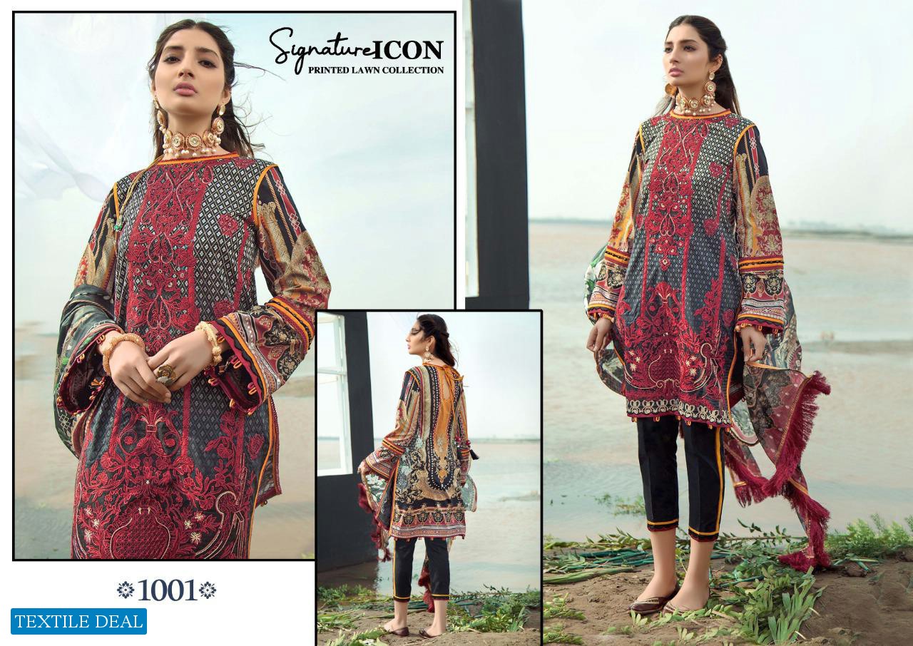 Signature Icon Printed Lawn Collection Wholesale Pakistani Suits