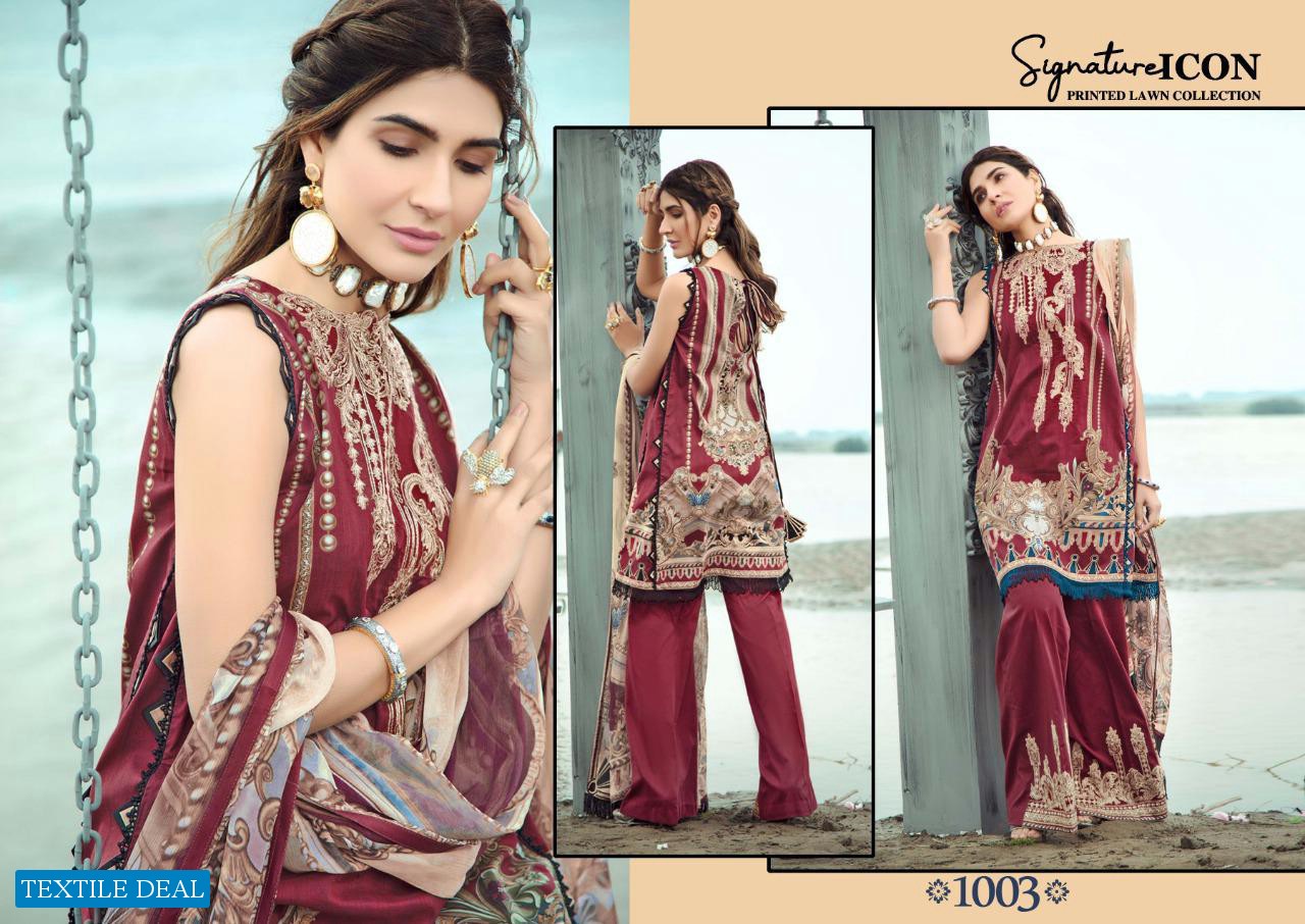 Signature Icon Printed Lawn Collection Wholesale Pakistani Suits