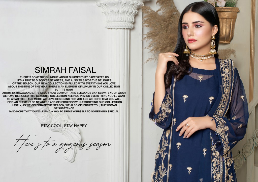 Simrah Faisal Kanwal Wholesale Branded Pakistani Catalog